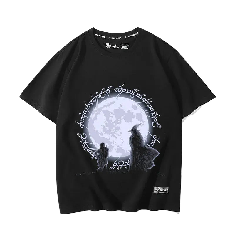 The Lord of the Rings movie The Hobbit Gollum peripheral fake two-piece short-sleeved men's and women's summer T-shirts