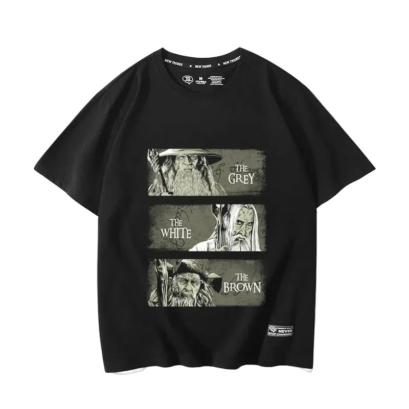 The Lord of the Rings movie The Hobbit Gollum peripheral fake two-piece short-sleeved men's and women's summer T-shirts