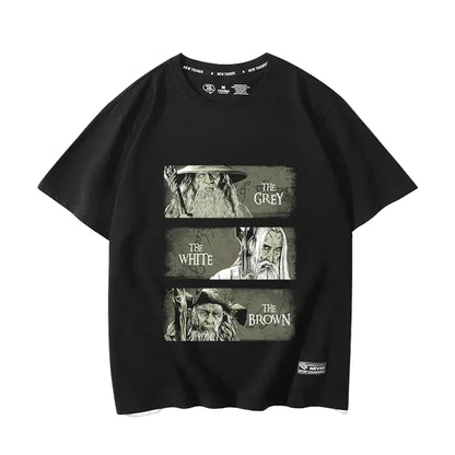 The Lord of the Rings movie The Hobbit Gollum peripheral fake two-piece short-sleeved men's and women's summer T-shirts