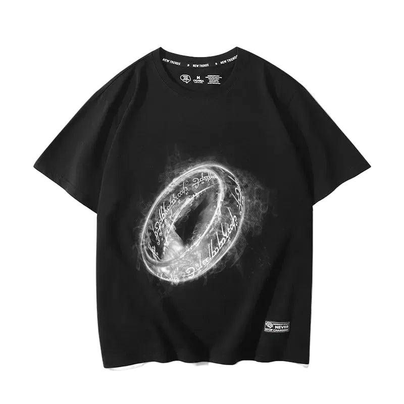 The Lord of the Rings movie The Hobbit Gollum peripheral fake two-piece short-sleeved men's and women's summer T-shirts