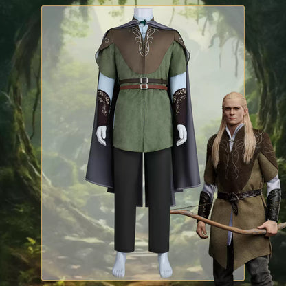 The Lord of the Rings: The Fellowship of the Ring Legolas Cosplay Costume Movie Halloween Set Ready Stock