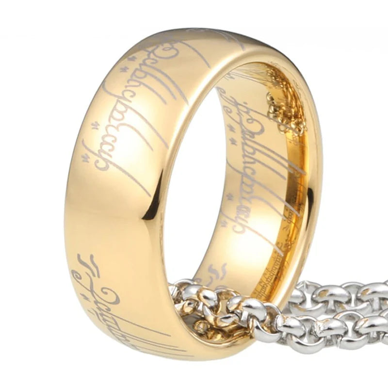 The Lord of the Rings Tungsten Carbide Ring - The One Store